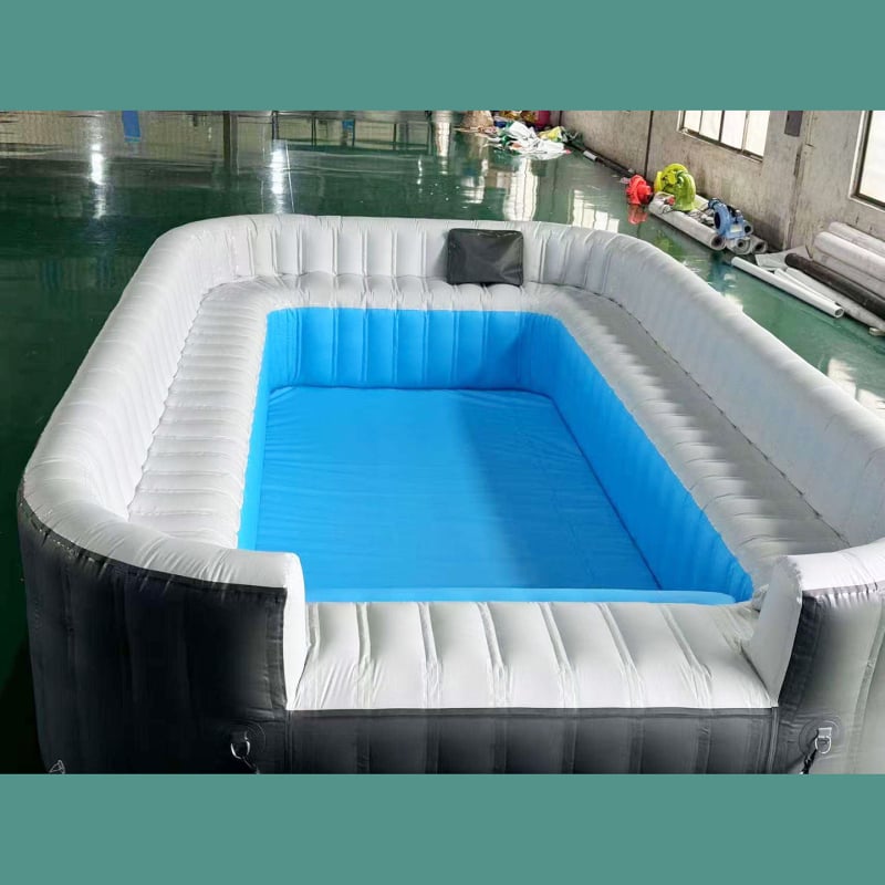 Външен басейн с дебел PVC, диван-стил — подвижен надуваем басейн за плуване и воден парк