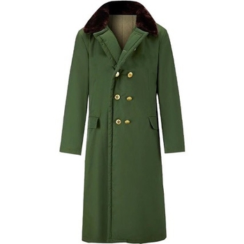 Uniszex téli vastag pamut kabát, hosszú szabású, felnőtt, megőrzi a meleget, szennyeződésálló és mosható, munkaruházat