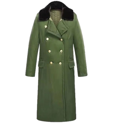 Uniszex téli vastag pamut kabát, hosszú szabású, felnőtt, megőrzi a meleget, szennyeződésálló és mosható, munkaruházat