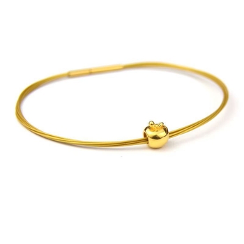 Kézi ékszer rozsdamentes acélból, természetes stílus, nőies virág alak, elektroplakálás, sportos funkció