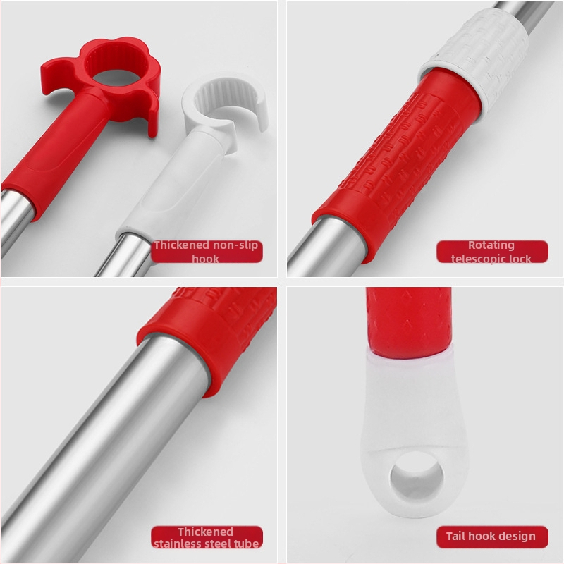 Otvárač okien s ramenom pre posuvné okno, nerezová oceľ + ABS, brúsený povrch, pre dvere a okná