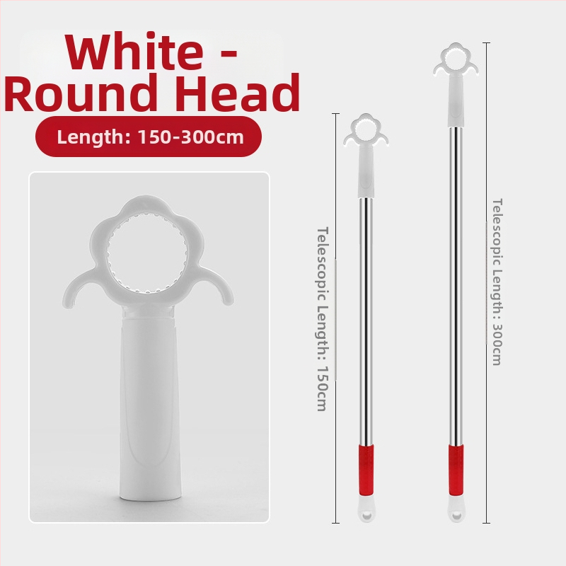 Otvárač okien s ramenom pre posuvné okno, nerezová oceľ + ABS, brúsený povrch, pre dvere a okná