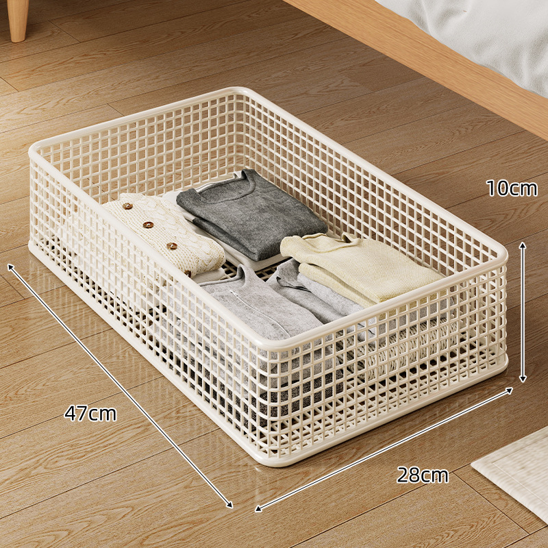 Ágy alatti fém tárolódoboz kerekkel, lapos kihúzható szekrény, 0–5 L kapacitás