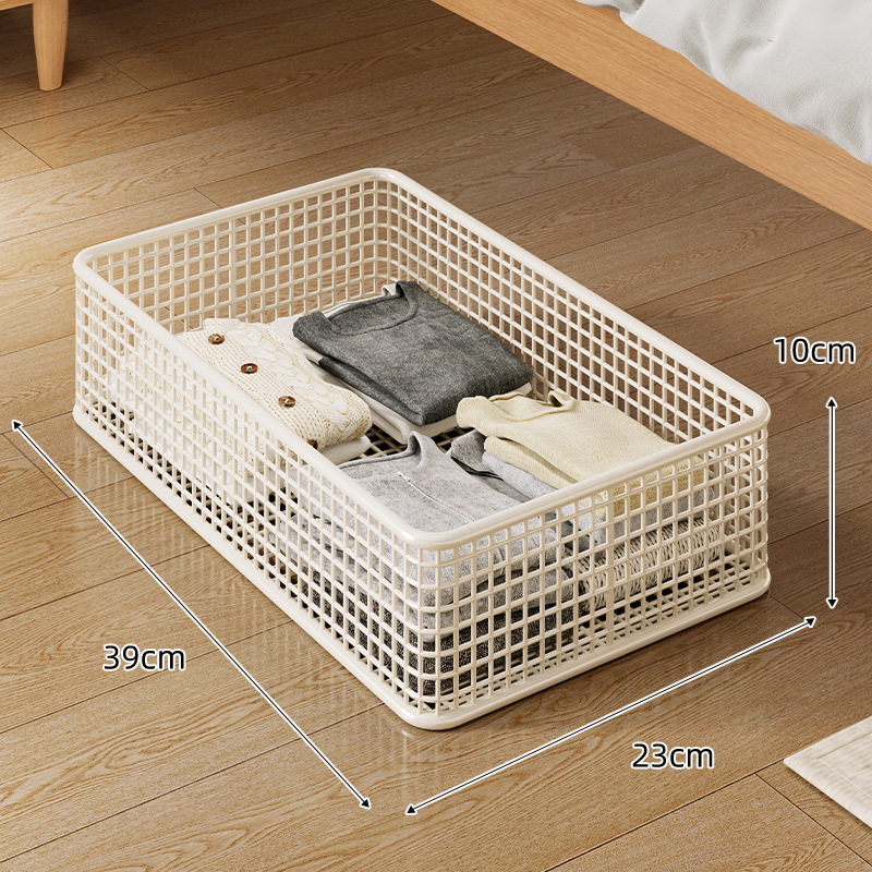 Ágy alatti fém tárolódoboz kerekkel, lapos kihúzható szekrény, 0–5 L kapacitás