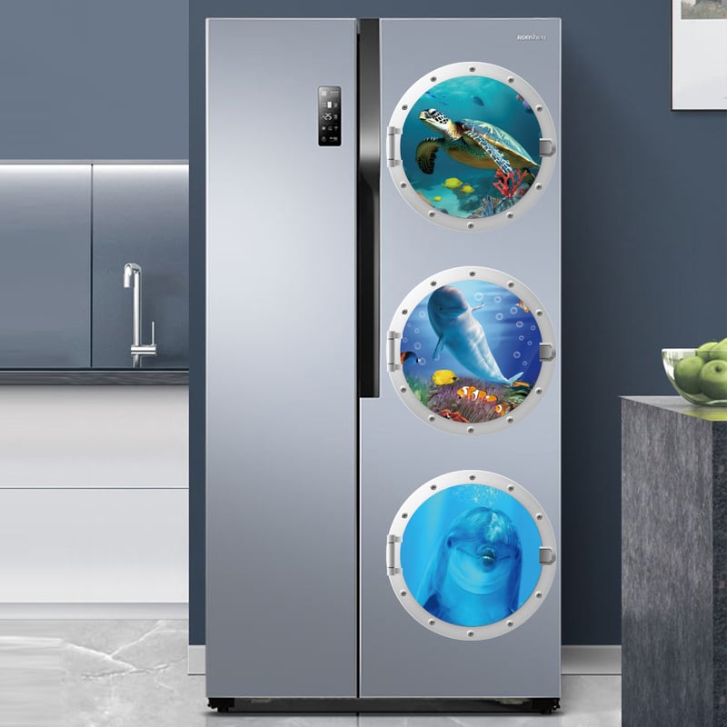 Αυτοκόλλητα μπανιέρας με χελώνα και φάλαινα δημιουργικά, σειρά JS-N, εξατομικευμένα αυτοκόλλητα τοίχου για διακόσμηση μπάνιου