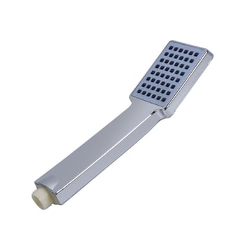 Квадратна ръчна душ глава, водоспестяваща с налягане и голям воден поток, ABS материал, електроплатиново покритие, функции: масаж и дъждовен режим, модел 10511