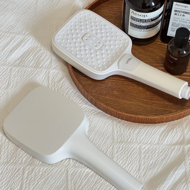 Top Spray tuš glava, funkcija kišni tuš, materijal ABS, kvadratni oblik, moderni minimalistički stil