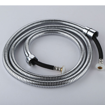 Ručni tuš šlauf, elektroplakiran nehrđajući čelik, otporan na eksplozije, EPDM unutarnja cijev s najlonskim vlaknom, radna temperatura 10–90°C, nominalni tlak 15 kg