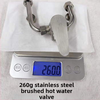 Keverný ventil z nehrdzavejúcej ocele 304 pre bojler a sprchový kohút, povrchová montáž, 0–99°C, vstup/výstup Ø4 mm