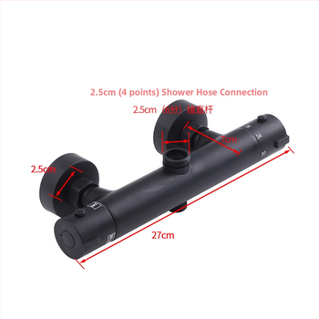 Κρυφή θερμοστατική μίκτης ντους με χαλκό σώμα, διπλές εξόδους, συνδέσεις 4/6 πόρων, εύρος 20–90°C, μοντέλο FY3013