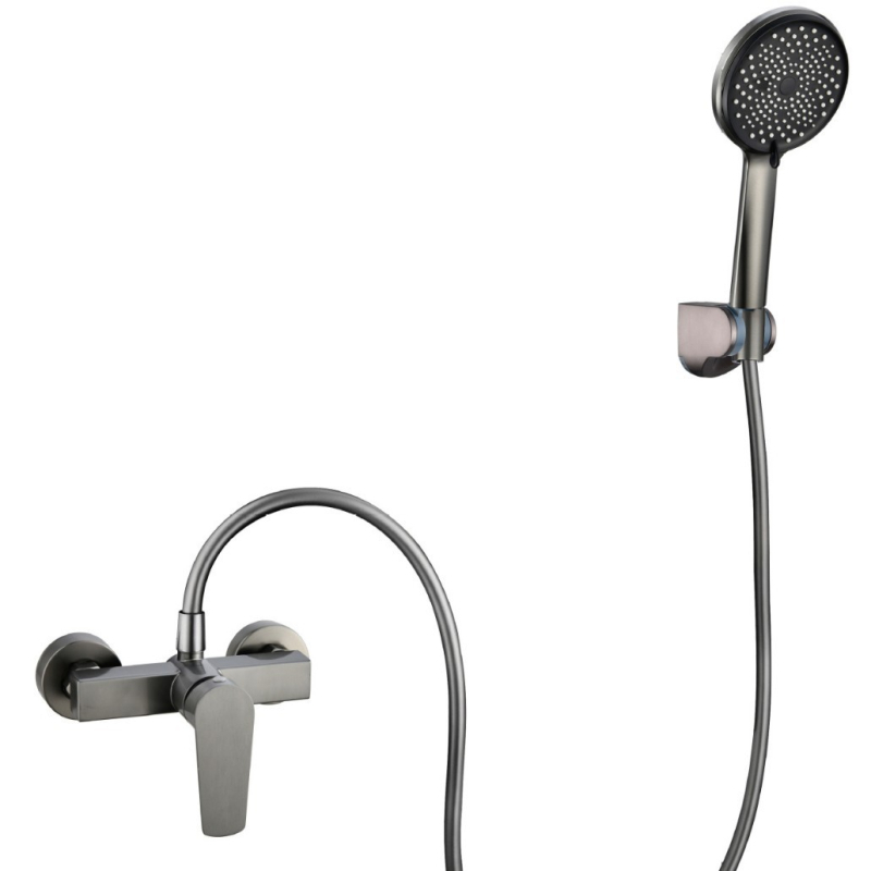 Set tuša – Nehrđajući čelik, kišna funkcija, moderan stil, okrugli oblik, prijenosno