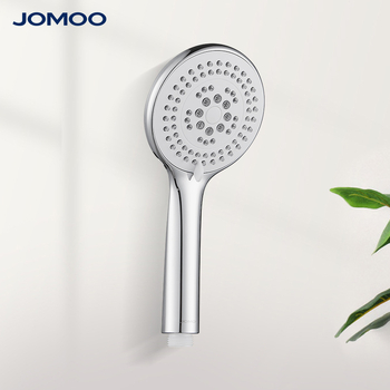 Ръчна душ-глава за баня с функции пяна и дъжд, ABS материал, директен монтаж с маркуч, кръгла форма, модел S176025-2B01-1