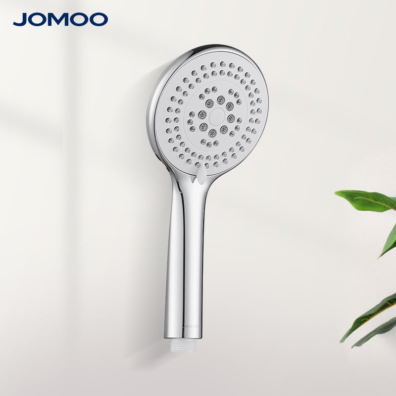 Ръчна душ-глава за баня с функции пяна и дъжд, ABS материал, директен монтаж с маркуч, кръгла форма, модел S176025-2B01-1