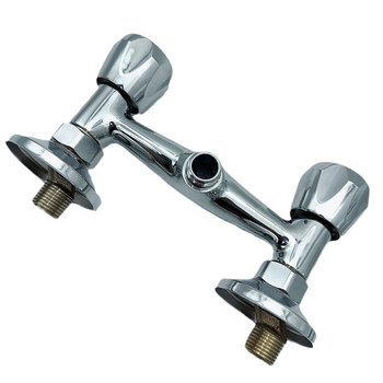 Tuš slavina s dvostrukim rukohvatima, keramički ventil, legura cinka, model 23943, 0-90°C, 1,2 MPa