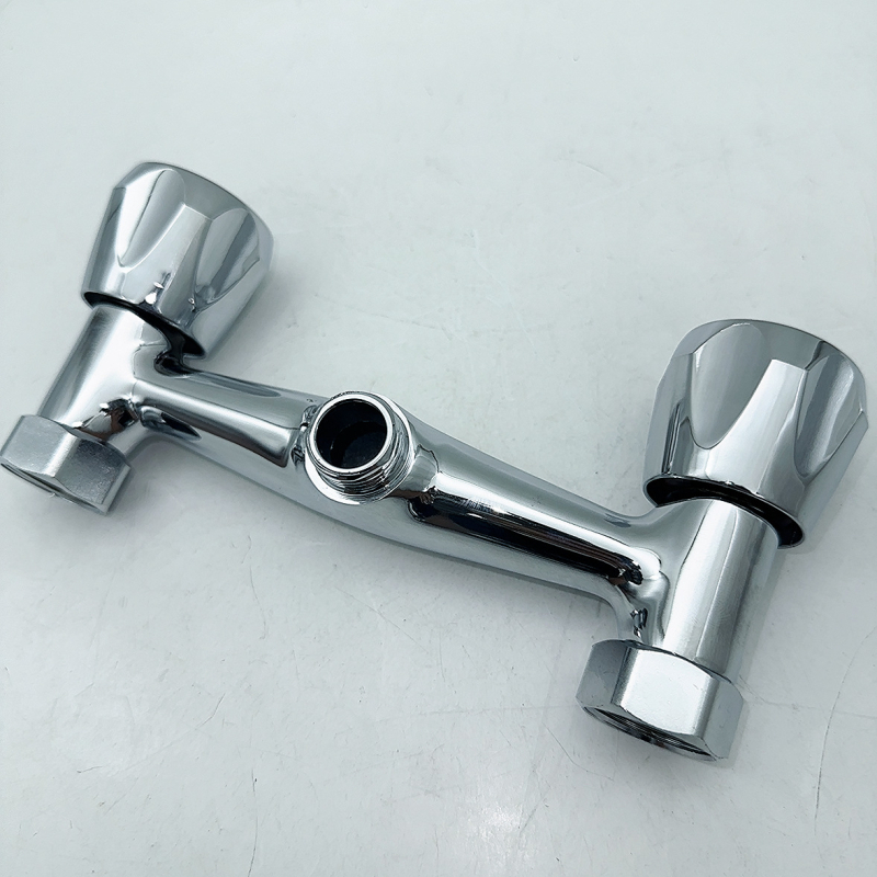 Tuš slavina s dvostrukim rukohvatima, keramički ventil, legura cinka, model 23943, 0-90°C, 1,2 MPa