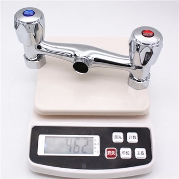 Supapă de amestec pentru duș încastrată în perete, cu două mânere, corp din cupru și nucleu ceramic din cupru, 90°C maxim