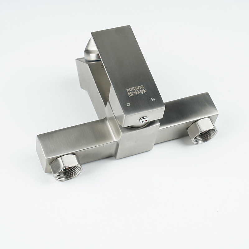 Ugradni kvadratni tuš miješac od 304 inox, kupaonica, 0–90°C, 1,6 MPa