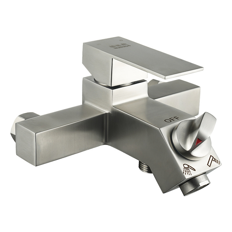 Ugradni kvadratni tuš miješac od 304 inox, kupaonica, 0–90°C, 1,6 MPa