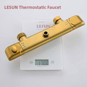Termostatska slavina za kadu s kontrolom protiv opeklina, bakrena, model 4506001BT, zidna ugradnja