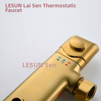 Termostatska slavina za kadu s kontrolom protiv opeklina, bakrena, model 4506001BT, zidna ugradnja