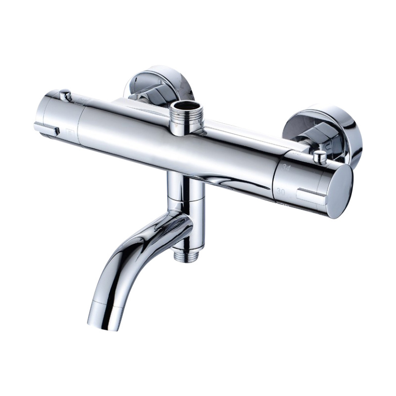 Robinet de duș ascuns cu termostat, mixer cu trei funcții, oțel inoxidabil 304, montat în perete, interval de temperatură 15–95°C, presiune 0,05–0,6 MPa