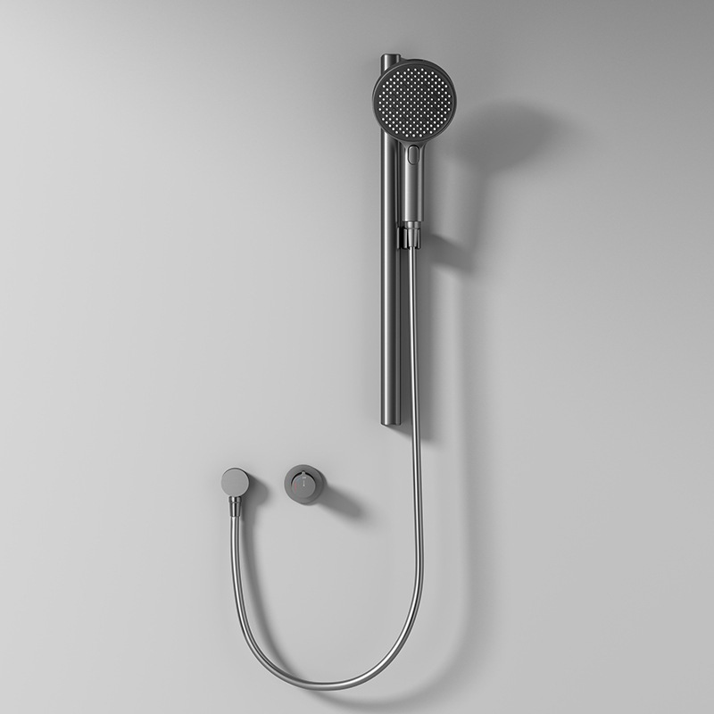 Tuš set s skrivenom instalacijom, bakreno tijelo, regulacija temperature, model HS-201