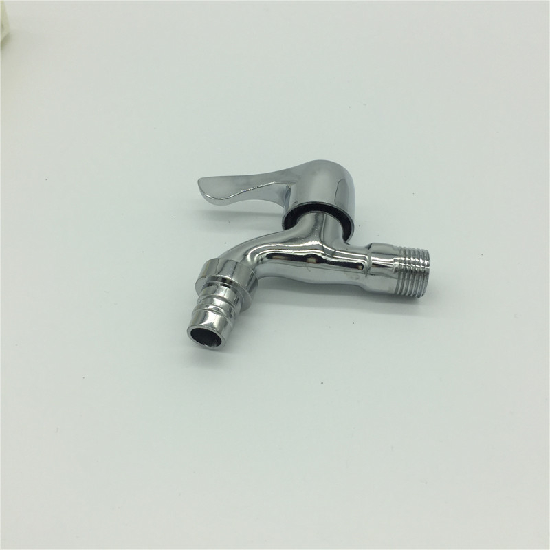 Priključak za perilicu rublje s fishtail mlaznicom, magnetiziran, zidna montaža, tijelo od cinkove legure, 0–90 °C, 0,8 MPa, ulaz 15 mm