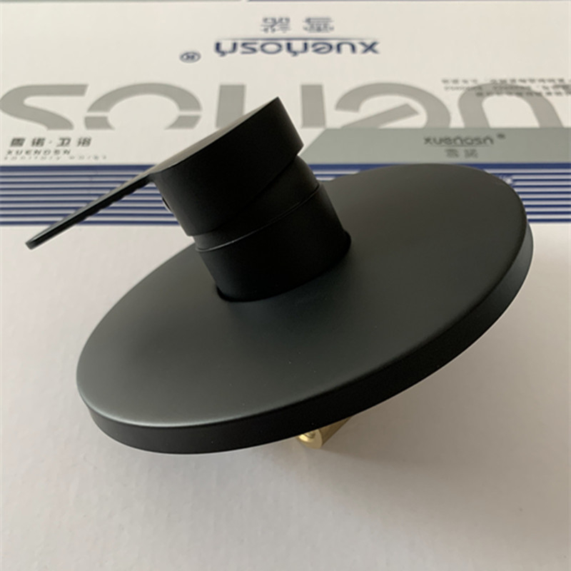 Skriveni zidni tuš miješalica, mesing tijelo, model XN-2803-1H, keramički kartridž, ugrađena u zid, miješanje tople i hladne vode, moderan stil