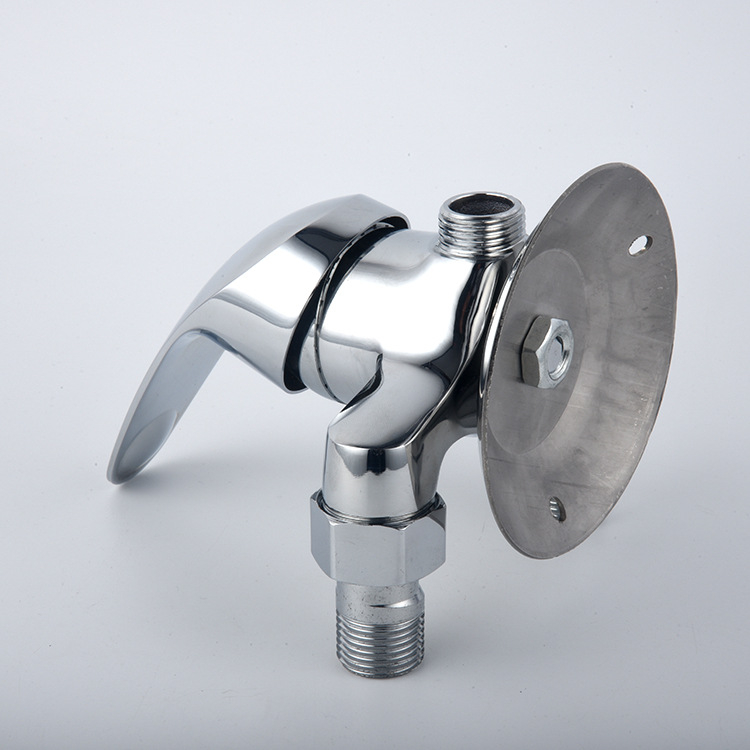 Bakreni tuš miješalica, pločasta montaža, za solarni grijač vode, 0–90°C, 10 MPa, 20 mm ulaz/izlaz, keramički kartridž ventila, model 160822