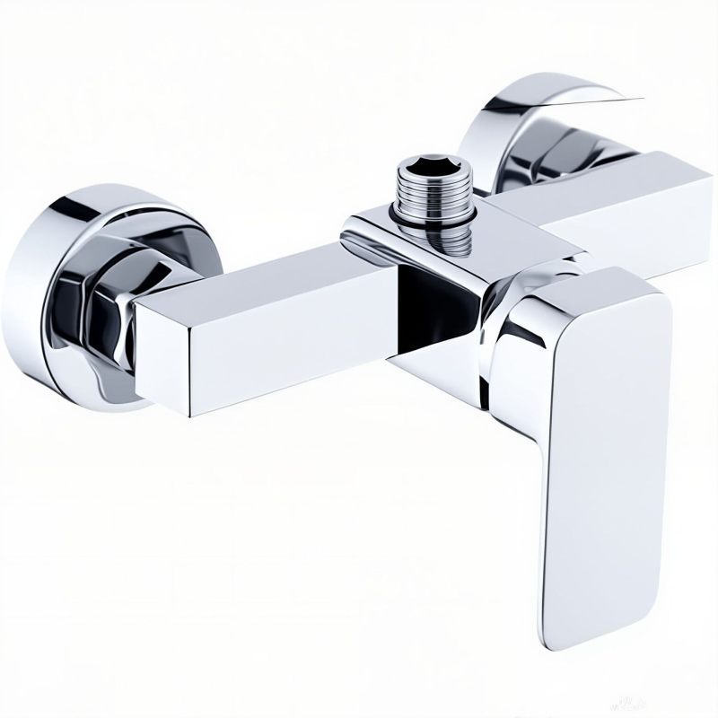 Robinet de duș încastrabil din oțel inoxidabil, amestecător de duș, miez ceramic, acțiune de ridicare