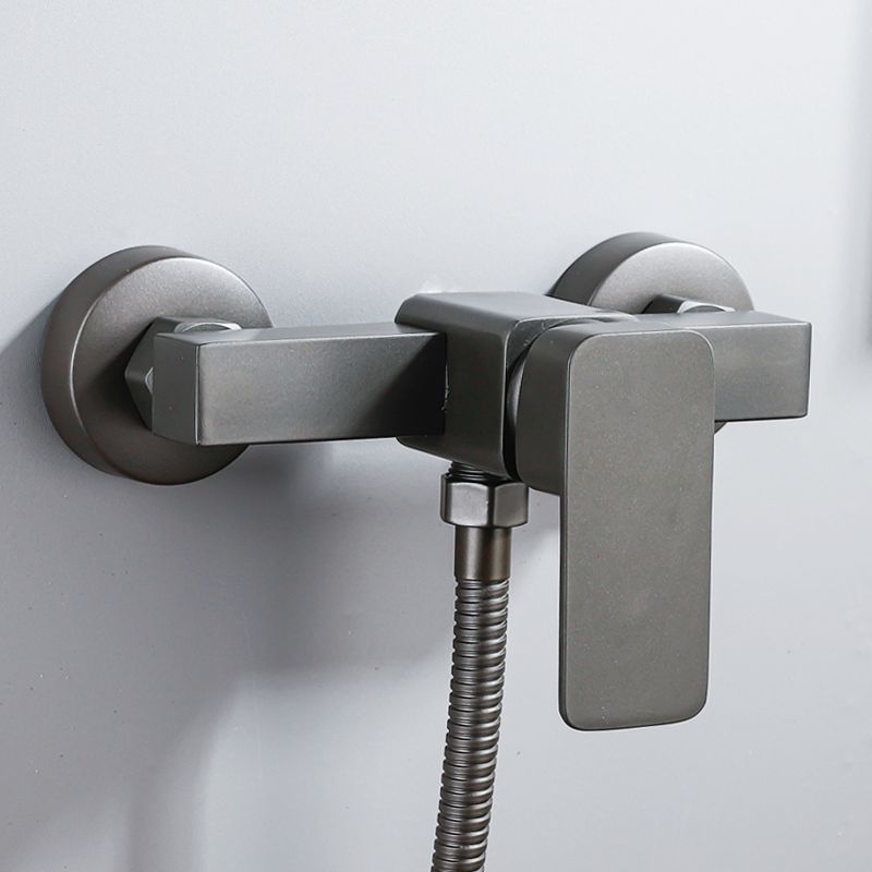 Robinet de duș încastrabil din oțel inoxidabil, amestecător de duș, miez ceramic, acțiune de ridicare