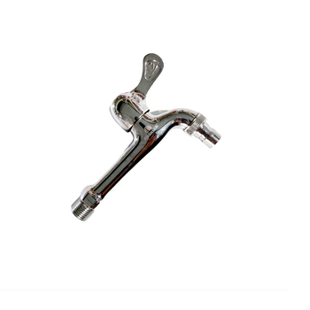 Zidni miješajući slavina s mesingovim jezgrom ventila, 4-portni ulaz/izlaz, 0–60°C, 0,6 MPa