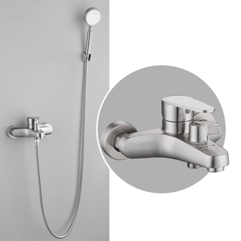 Tuš miješalica od nehrđajućeg čelika 304, model SSK8324, skrivena ugradnja u zid, miješajući tuš, brušeni završni sloj