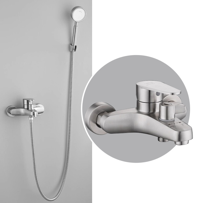 Tuš miješalica od nehrđajućeg čelika 304, model SSK8324, skrivena ugradnja u zid, miješajući tuš, brušeni završni sloj