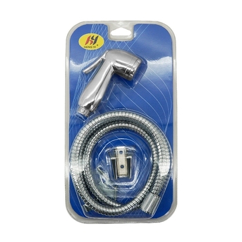 Hengyi C06 elektroplirano tuš glava set, ABS materijal, funkcija kiše, zidni montaža, okrugli oblik