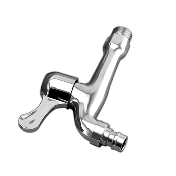 Kran za perilicu s četiri izlaza, zidni, jednoručno upravljanje, bakreni, elektroplatirano, model GZZ803