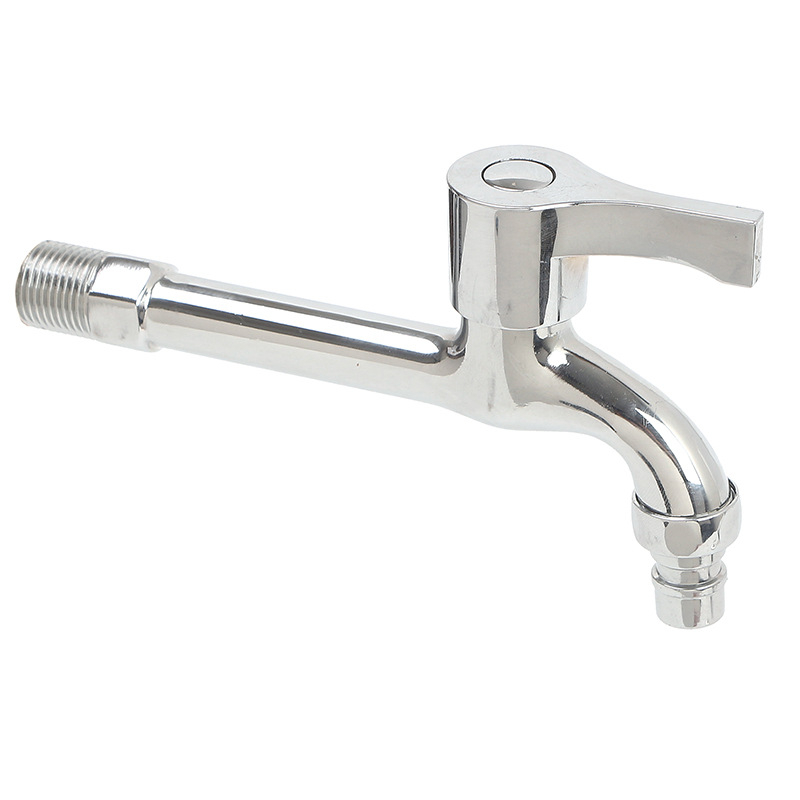 Ugradbeni produženi slavina za perilicu PT-048, legura, elektroplatirani završni sloj, jednoručno upravljanje