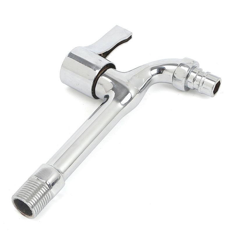 Ugradbeni produženi slavina za perilicu PT-048, legura, elektroplatirani završni sloj, jednoručno upravljanje