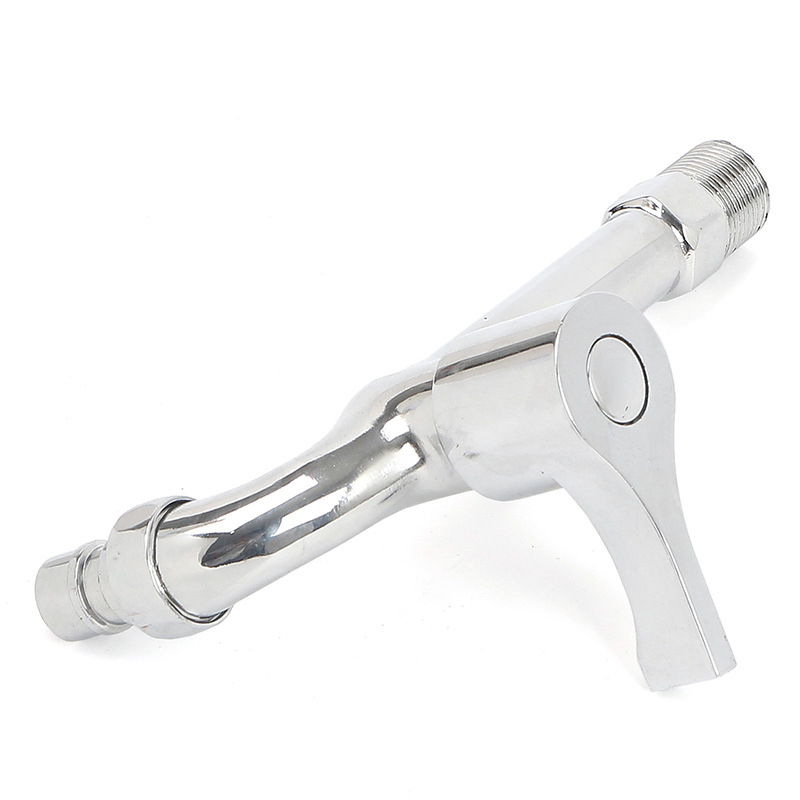 Ugradbeni produženi slavina za perilicu PT-048, legura, elektroplatirani završni sloj, jednoručno upravljanje