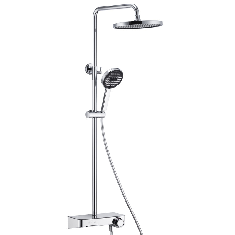 Bakreni tuš set, površinska montaža, kišna glava, model 68102