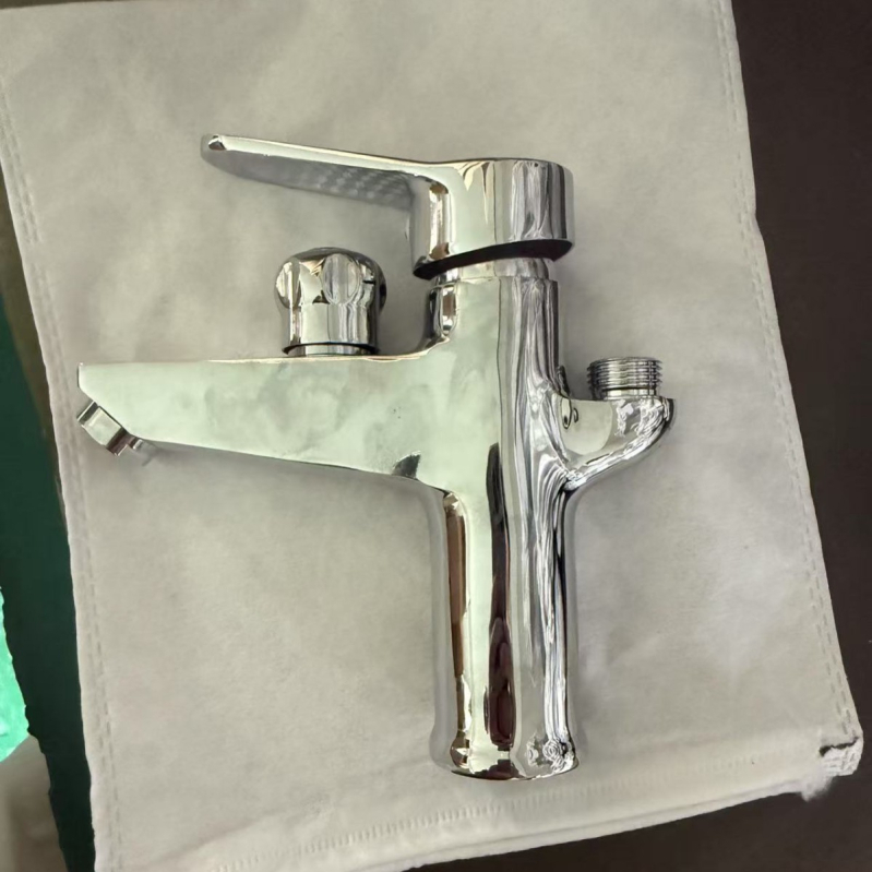 Egypontos mosogatócsap teljesen rézből, meleg- és hideg víz keverő, kerámiatárcsa, 0-90°C