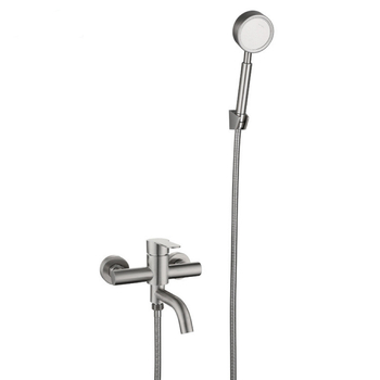 Set tuš slavine od 304 nehrđajućeg čelika, Brushed finiš, keramičko jezgro ventila, 0-90°C, 0.1-0.6 MPa