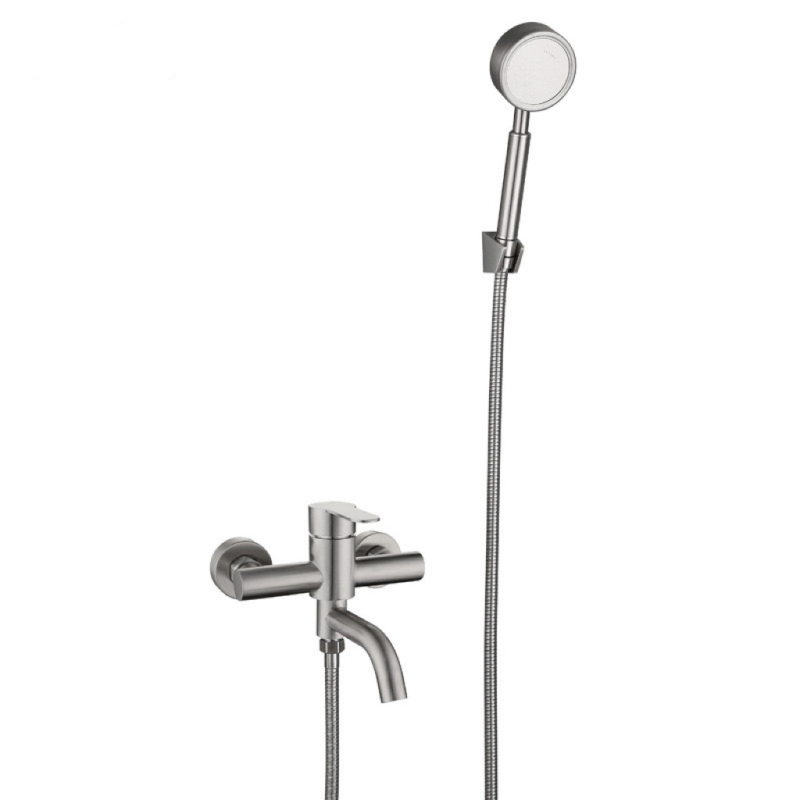 Set tuš slavine od 304 nehrđajućeg čelika, Brushed finiš, keramičko jezgro ventila, 0-90°C, 0.1-0.6 MPa