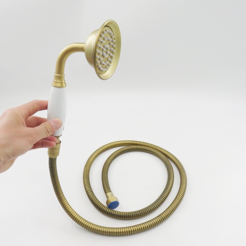 Set tuša od bakra s mlaznicom – Materijal: bakar, Stil: Moderni minimalistički, Funkcija: Ostalo