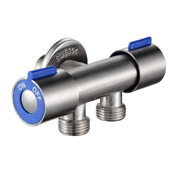 Distribucija vode od nehrđajućeg čelika 304, 1 ulaz, 2 izlaza, model 304 višenamjenski, keramički disk ventil