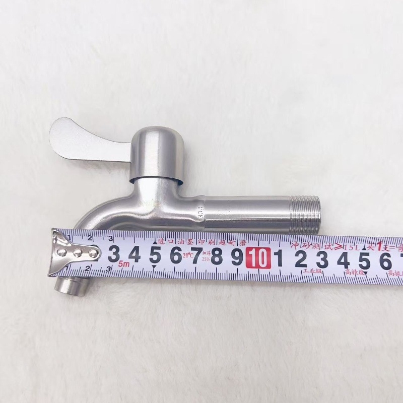 304 nehrđajući čelični produžni slavina, navoj 1/2 inča, duljine 13 cm, za balkonski sudoper