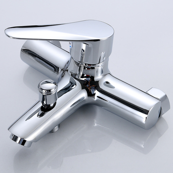 Réz falra szerelhető kétfunkciós fürdőszobai keverő, kerámiás szeleppel