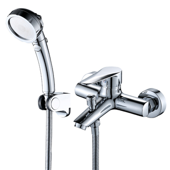 Réz falra szerelhető kétfunkciós fürdőszobai keverő, kerámiás szeleppel