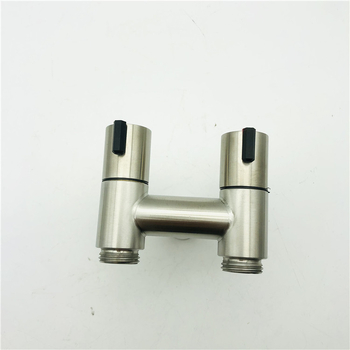 Nehrđajuća čelična zidna miješajuća slavina, model A-18000, 0–90°C, 0,8 MPa