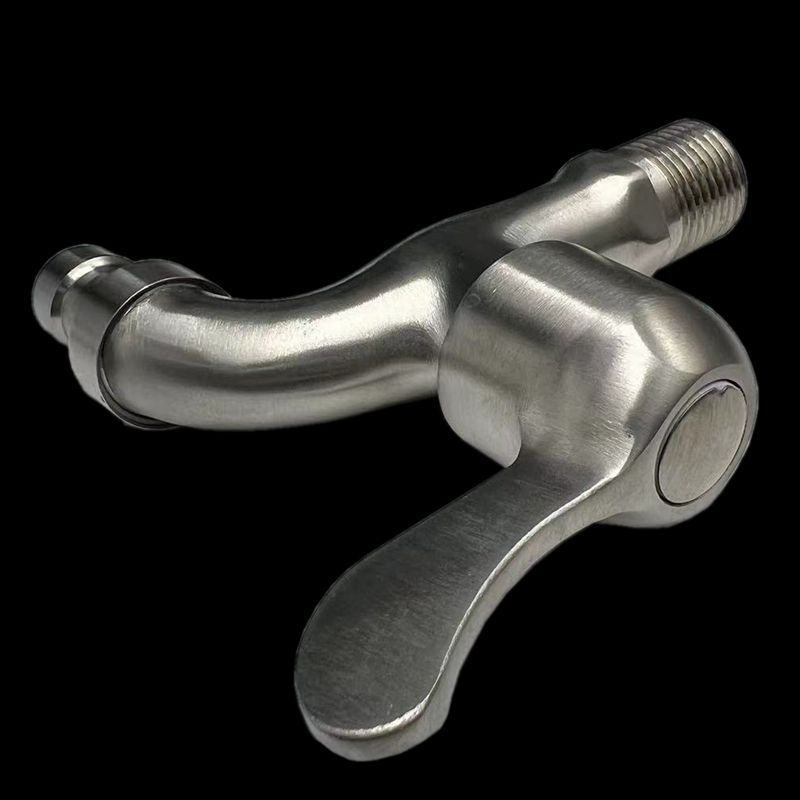 Joint Plastic W89102 rozsdamentes acél mosógép csaptelep, kerámia szeleppel, DN15 menetes csatlakozás, 1.6 MPa